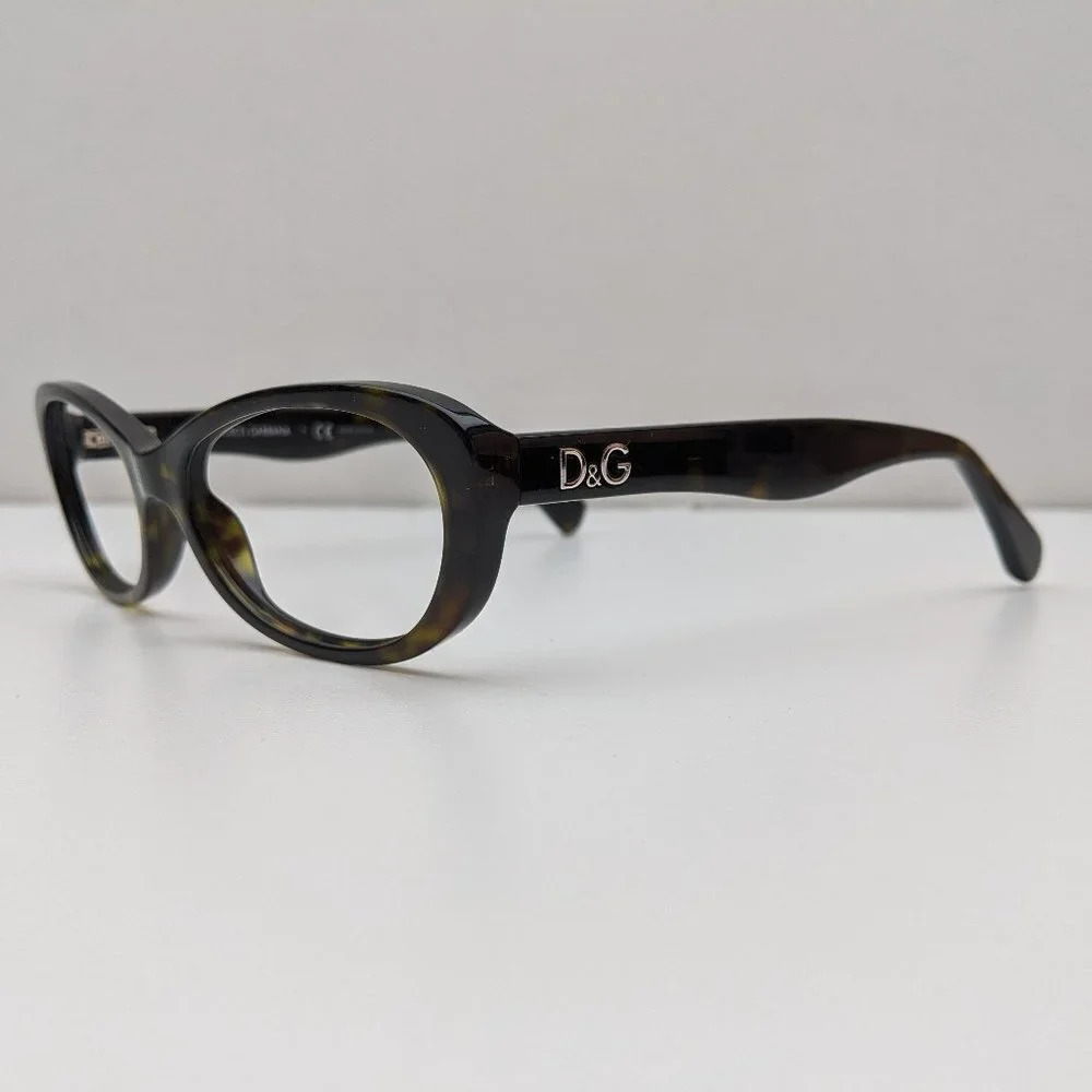 Dolce & Gabbana Tortoiseshell Cat Eye Glasses - Picture 5 of 7